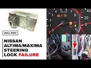 Nissan Altima - Maxima steering lock failure - DYI fix & recall
