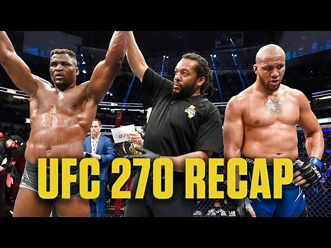 UFC 270 Recap: Francis Ngannou beats Ciryl Gane, Deiveson Figueiredo reclaims gold | ESPN MMA