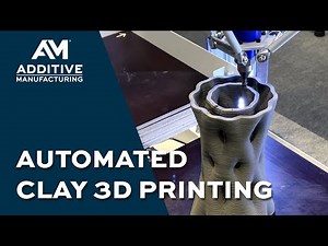 Automated System for 3D Printing Clay Vases