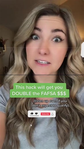 These hacks can qualify you for DOUBLE the FAFSA money and grants so students and parents listen u