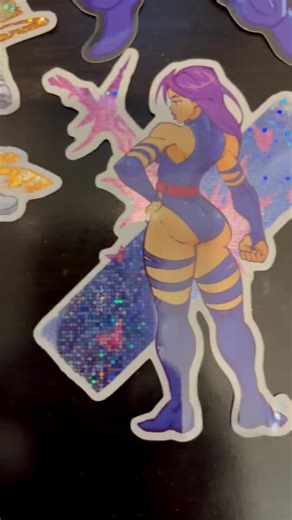 Marvel Vs Capcom Inspired Stickers! (series 1: Morrigan, Psylocke, Venom, Captain America, Jin) - Etsy Canada