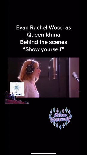Do you love The song Show yourself? #frozen #frozen2 #idinamenzel #queeniduna #evanrachelwood #elsa #behindthescenes #showyourself
