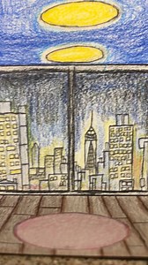 2.8K views · 64 reactions | Wait for it….. High school drawing and painting students used a template with three vanishing points to create reverse perspective rooms. How did they do? | Whitehall Schools Art Dept. | Facebook
