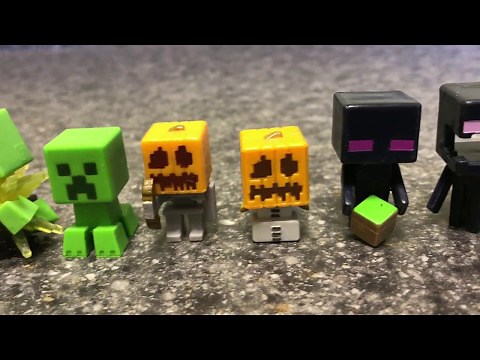 Minecraft mini-figures chest series. All 72 figures