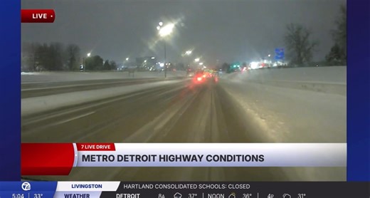 Heavy snow overnight is making the morning commute difficult for motorists. We’re in 7 Live Drive this morning taking a look at the road conditions across the metro area. #RyanHMarshall #RyanMarshallWXYZ #wxyzdetroit #snow #snowstorm | Ryan Marshall - 7 News Detroit