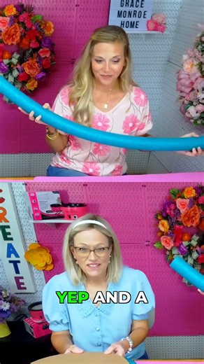 Dollar Tree Pool Noodle Wreath! Easy & Budget-Friendly