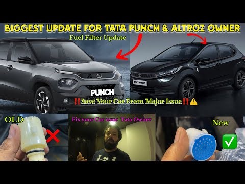 Tata Altroz & Punch Biggest Update From Service Centre Fuel (Filter/ Bracket) Upgradation #tata