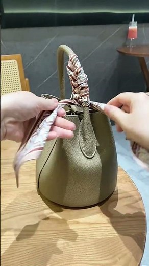 How to Style a Silk Scarf on Your Purse | Fashion Hack!