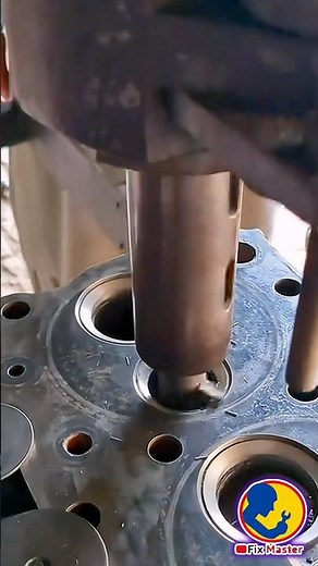 Precision Valve Seat Cutting ⚙️ Engine Restoration Like a Pro! #Shorts
