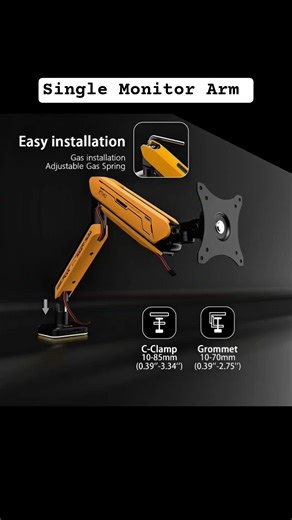 Ethu Single Monitor Arm Setup for Your Desk #china #ethu #monitorarms