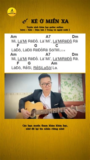 🎸 THẦY ĐOÀN TUẤN CHIA SẺ CA KHÚC “KẺ Ở MIỀN XA” 🎶 Một nhạc phẩm trữ tình sâu lắng, gợi nỗi nhớ thương da diết của người lính xa quê. Trong video này, Thầy Đoàn Tuấn chia sẻ cách đánh intro và đệm hát với phong cách nhẹ nhàng, đầy cảm xúc – giúp người học cảm nhận rõ nét tinh thần của bài hát. 👉 Một giai điệu quen thuộc nhưng luôn khiến lòng người bồi hồi mỗi khi cất tiếng đàn. #ThayDoanTuan #KeOMienXa #GuitarDemHat #NhacTruTinh | Guitar Đoàn Shop Bến Cát