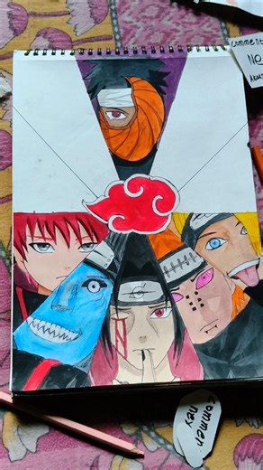 draw sasori from Naruto Shippuden #shorts #anime #art