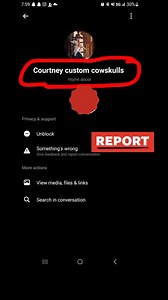 BUYERS BEWARE 😡 Please report and block this scam page, do not send them any money. “This is not me” Thank you 😊 | Courtney's Custom Cowskulls
