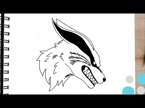 Como dibujar a KURAMA el ZORRO DE 9 COLAS PASO A PASO | Naruto Shippuden dibujos