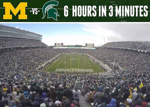 Fans experienced all four seasons of Pure Michigan during yesterday's game. Here's a look at what it was like: | MLive.com