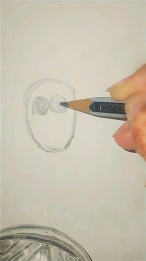 how to draw scary face 👀