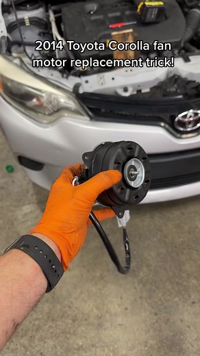Quick and Easy 2014 Toyota Corolla Fan Motor Replacement Trick