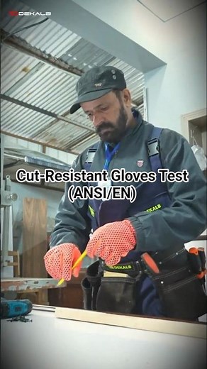 Cut-Resistant Gloves Test: Watch the Protection in Action (ANSI/EN Rated)