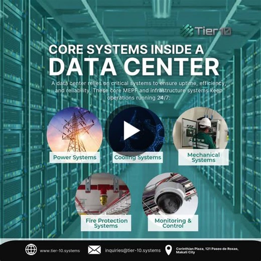 #datacenterinfrastructure #mepfsystems #tier10philippines #asiapacific | Tier 10 Philippines