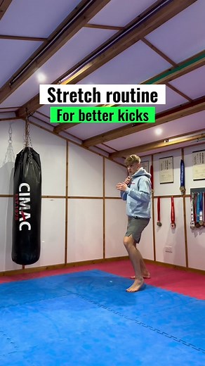Stretch routine #martialarts