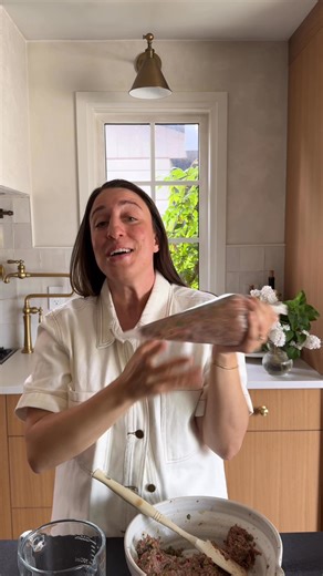 This easy Grilled Kofta recipe doesn't even require you to get your hands dirty! It's mess-free but still so flavorful. Perfect for grilling season! Comment 'RECIPE' and I'll DM you the link! https://www.foodbymaria.com/grilled-kofta/ | Foodbymaria