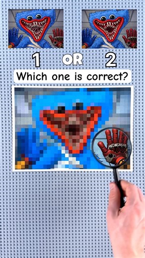 Huggy Wuggy Upscale Challenge | Poppy Playtime Chapter 5 Quiz #shorts