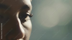Determined, exhausted woman with sweat on her face after a workout, showing commitment to fitness goals. Her focus and strength embody dedication in physical activity