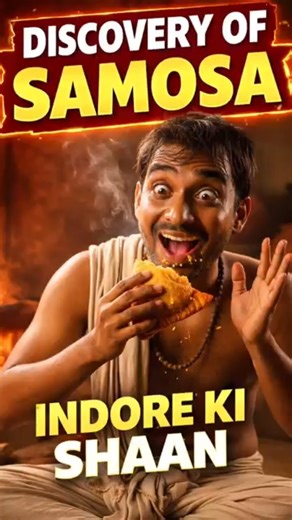 Gussa + Bhook = Samosa (Indore favourite)