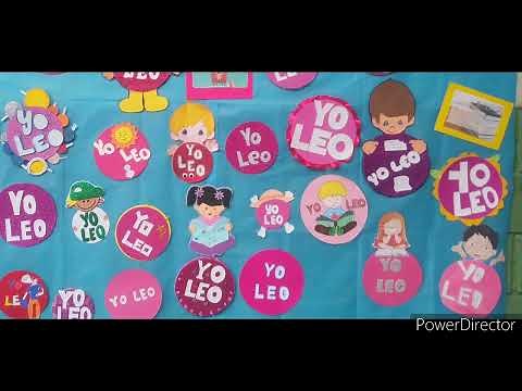 Fiesta de la Lectura "YO LEO" afiches, logotipo ,carteles y colgantes.