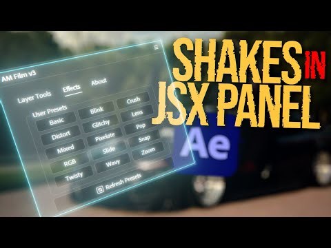 AM Film Shakes - JSX Panel Version for After Effects