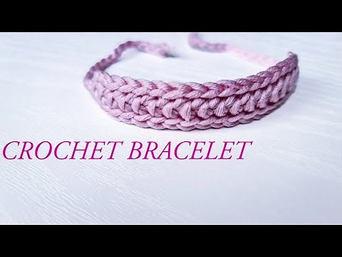 Crochet Bracelet / Headband Super Easy and Unique
