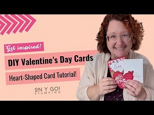DIY Valentine’s Day Cards | Heart-Shaped Card Tutorial with Stampin’ Up!®️ Hearts of Elegance