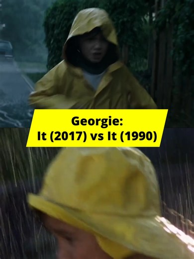 Georgie scene: 1990 vs 2017 🎈 Which one is scarier? #FYP #ForYou #ForYouPage #HorrorTok #HorrorFYP #MovieTok #FilmTok #IT #ITMovie #StephenKing #Pennywise #Georgie #welcometoderry🎈 #ScaryMovies #MovieComparison #90sVsNow