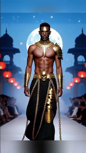 👑 India Horror Couture Runway | Avant-Garde Scary AI Fashion | Dark Luxury #runaway #aimodel #aiart