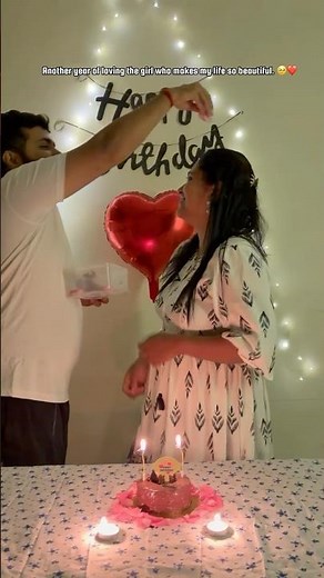 Happy birthday my beautiful wife| birthday celebration|birthday decoration ideas at home #love#goals