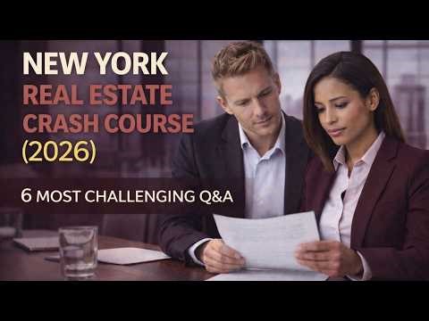 NY Real Estate Exam Crash Course Realistic All-Nighter Session With Questions And Rationales 2026