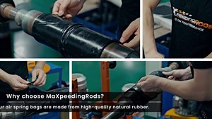 maXpeedingrods 7500 lbs Air Suspension Bags Kit for Ford F-250 F-350 F-450 Super Duty 4WD 2017-2019 Air Helper Spring Kit