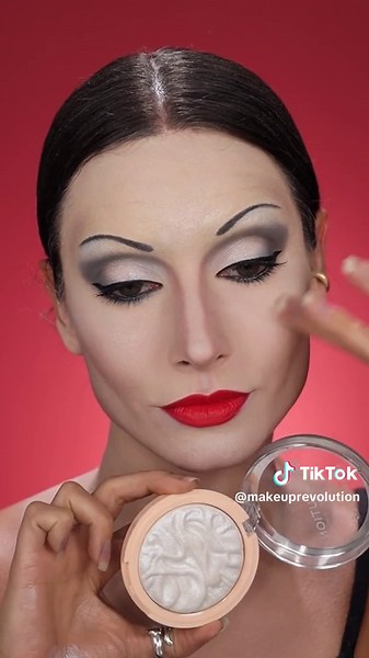 Classic Morticia Addams Halloween Makeup Transformation Tutorial