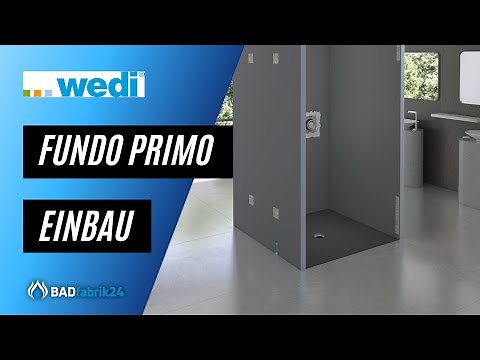 wedi - Einbau Fundo Primo Bodenelement