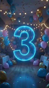 🎉 3…2…1… HAPPY BIRTHDAY! 🎂✨ | Birthday Countdown #intro #timer #birthday #shorts