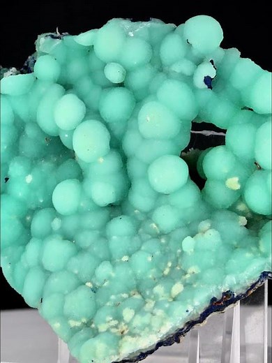 Aragonite with Azurite - Afghanistan | Fine Art Minerals | Aragonite | Specimen | Azurite |