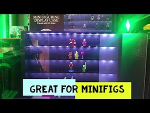 Unboxing A Mini Figurine Display Case | Holds 80 Lego Minifigures | 5 Levels With LED Strips