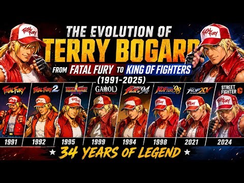 The Evolution of Terry Bogard (1991–2025) | From Fatal Fury to King of Fighters 🔥