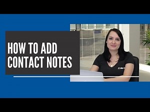 How to Add Contact Notes