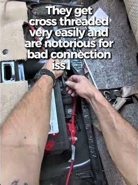 Installing a new battery on an old Buick #roadside #roadsideassistance