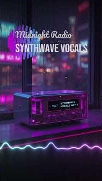 Synthwave Vocals Short 🌙 Night Drive Retro Wave | Cyberpunk & 80s Inspired Music