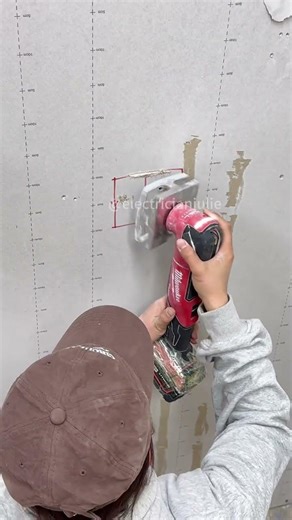 More efficient and neat drywall socket cutter #cutter #sparky #electricaltools #DIY #tool #usa