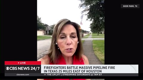 Massive pipeline fire in Texas, residents forced to evacuate