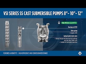 Franklin Electric VSI SS Cast submersible pumps