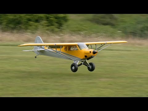 Hangar 9 Carbon Cub 1/5 Scale | Flying in 4K